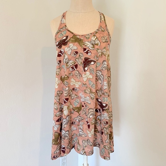 H&M Butterfly Print Racerback Mini Dress - Picture 2 of 8